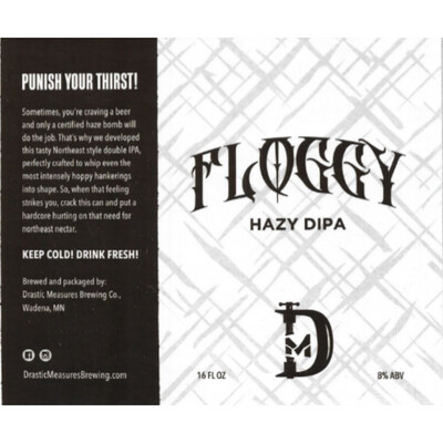 Drastic Measures Floggy Double IPA 4pk Can