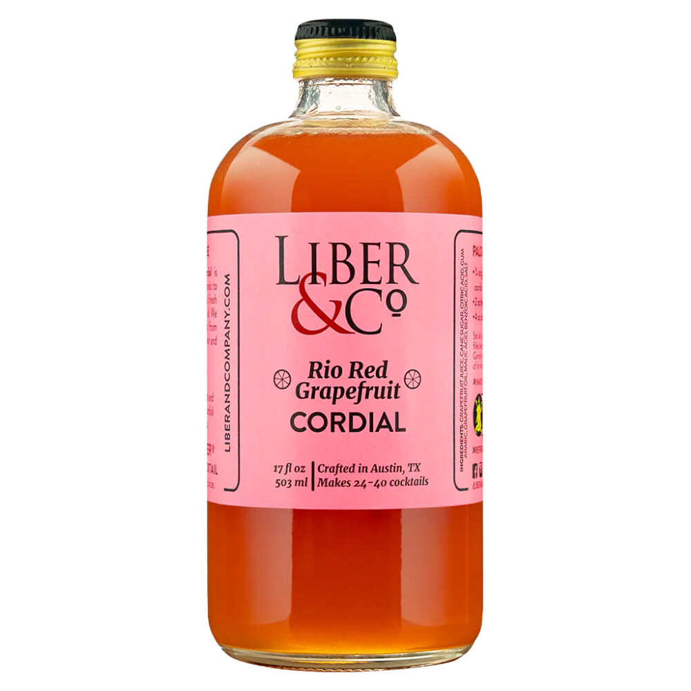[9.5oz] Liber &amp; Co Grapefruit Cordial Syrup