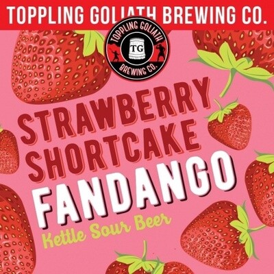 Toppling Goliath Strawberry Shortcake Fandango Sour 4pk Can