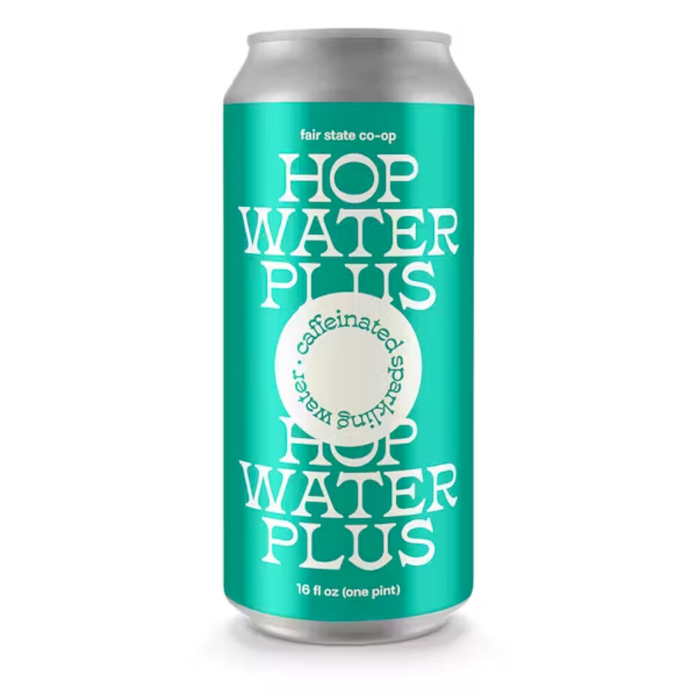 Fair State Caffeinated Hop Water Plus 4pk Can