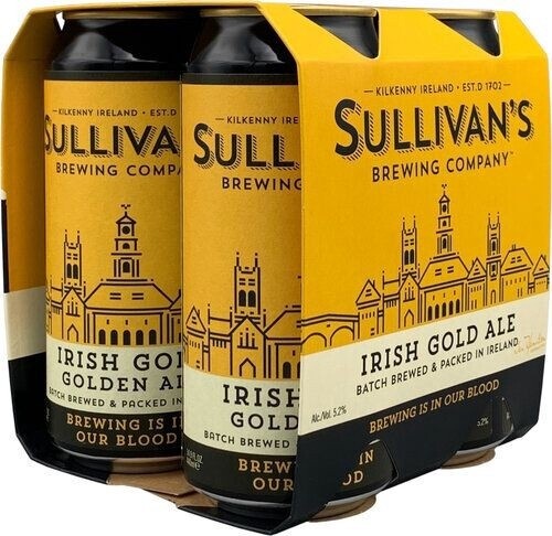 Sullivan&#39;s Irish Gold Golden Ale 4pk Can