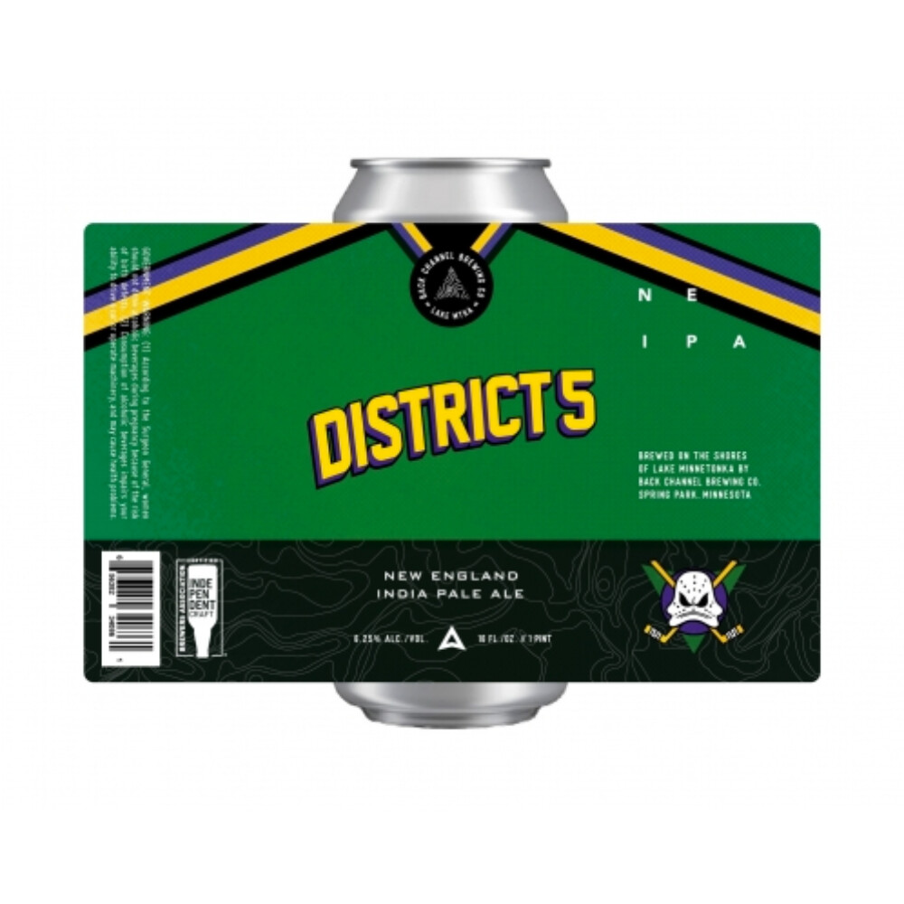 Back Channel District 5 NEIPA 4pk Can