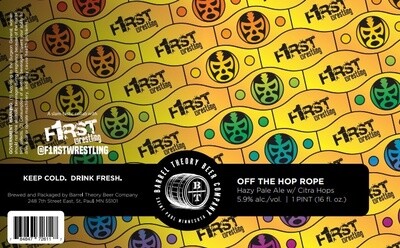 *LIMIT ONE* Barrel Theory Off the Hop Rope Citra Pale 4pk Can