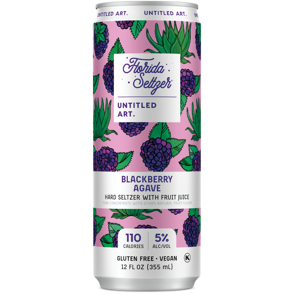 Untitled Art Florida Seltzer Blackberry Agave 6pk Cans