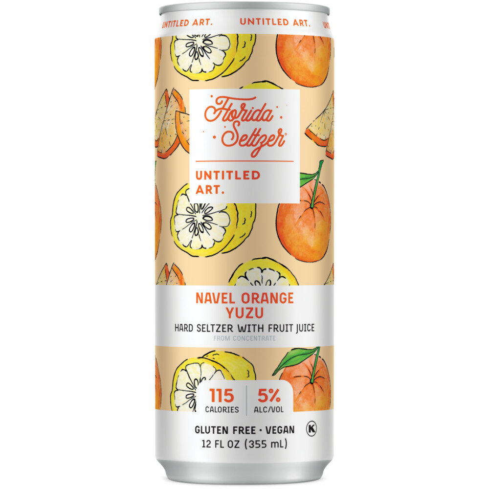 Untitled Art Florida Seltzer Orange Yuzu 6pk Cans