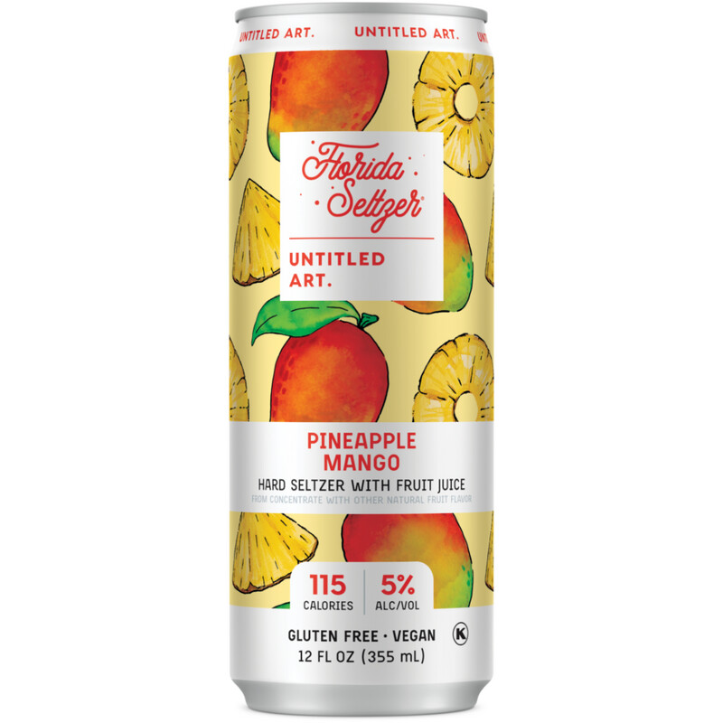 Untitled Art Pineapple Mango Florida Seltzer 6pk Cans