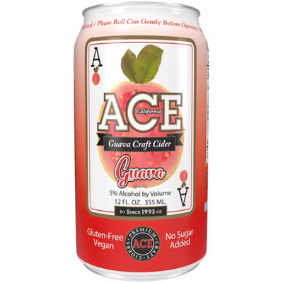 Ace Guava Hard Cider 6pk Can