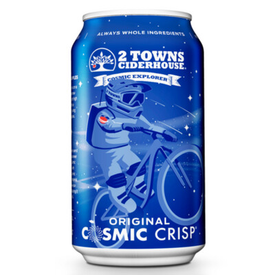 2 Towns Cosmic Crisp Imperial Cider 6pk Can