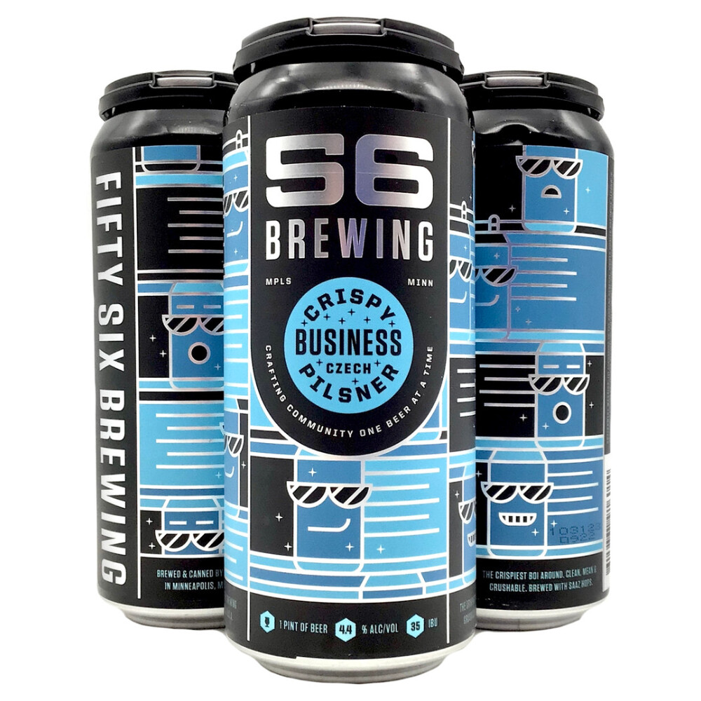 56 Brewing Crispy Business Czech Pilsner 4pk Can