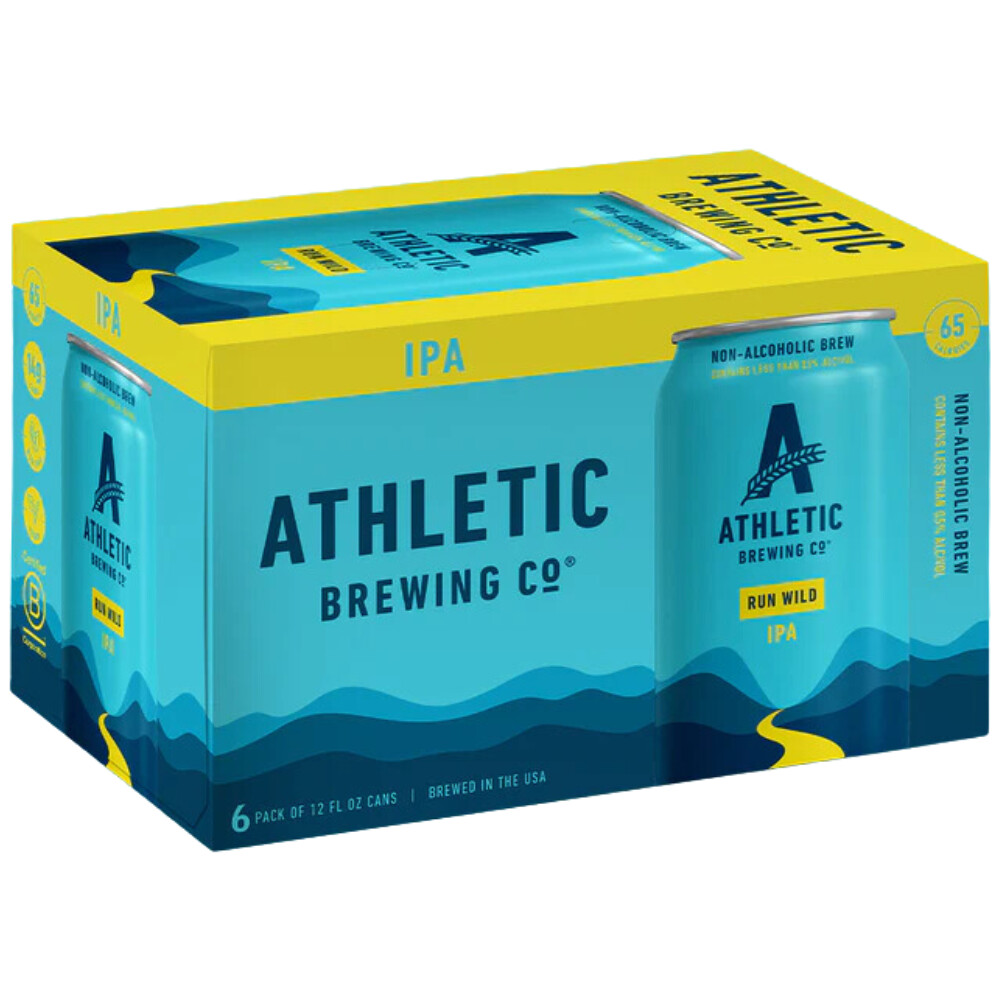 Athletic Run Wild NA IPA 6pk Can