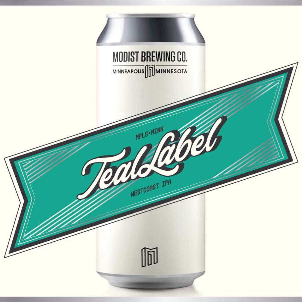 Modist Teal Label West Coast IPA 4pk Cans