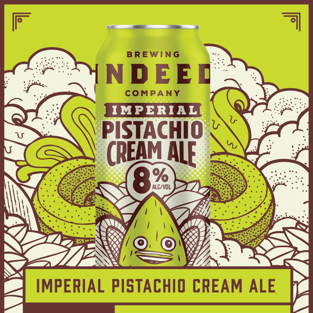 Indeed Imperial Pistachio Cream Ale 19.2oz Can