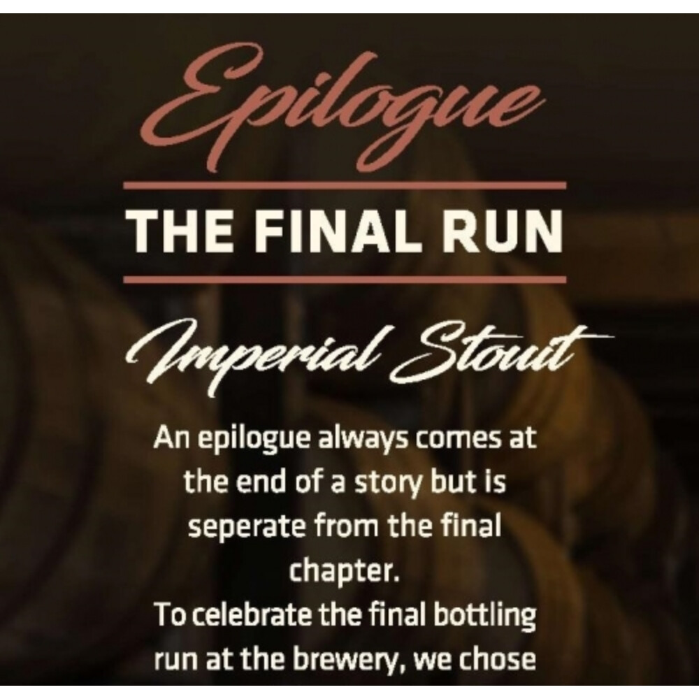 HaandBryggeriet Epilogue Imperial Stout 500ml Bottle