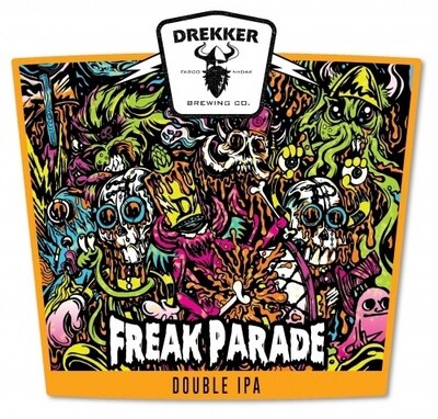 Drekker Freak Parade Double IPA 4pk Can