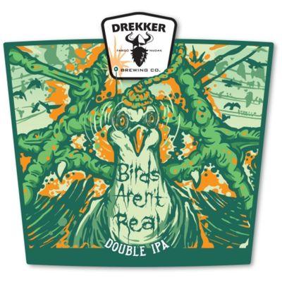 Drekker Birds Aren't Real DIPA 4pk Can