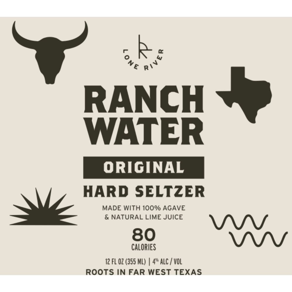 Lone River Ranch Water Hard Seltzer 23.5oz Can