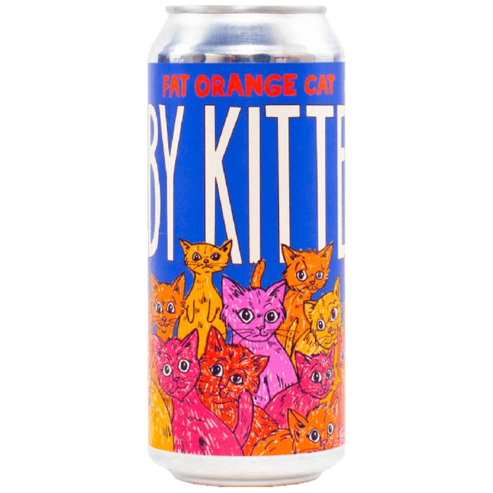 Fat Orange Cat Baby Kittens Galaxy IPA 4pk Can