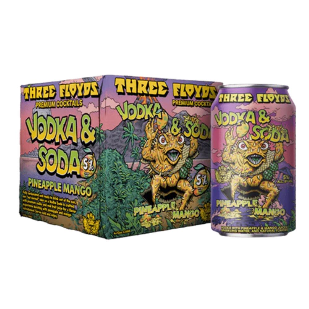 [D] Three Floyds Pineapple Mango Vodka &amp; Soda 4pk Can