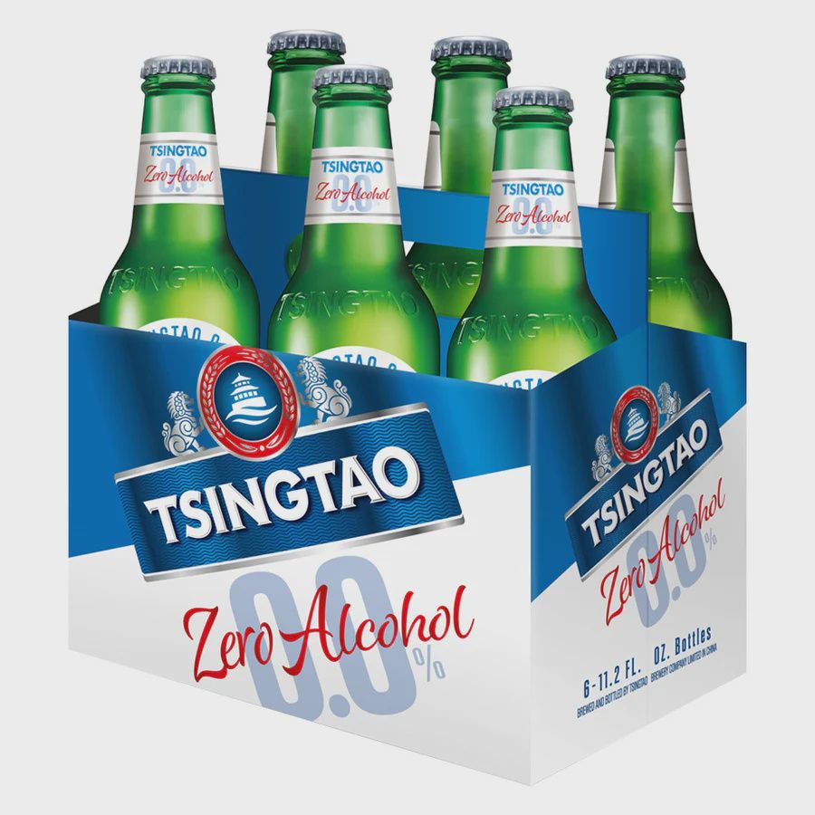 Tsingtao Zero Alcohol 0.0% NA Beer 6pk