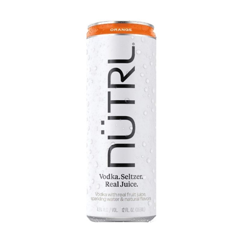 Nutrl Orange Vodka Seltzer 4pk Can