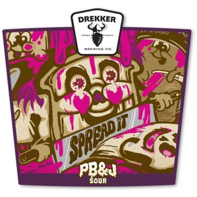 Drekker Spread It PB&amp;J Sour 4pk Can