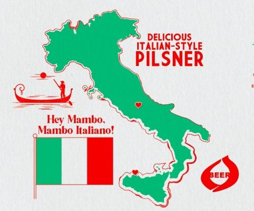 Mikerphone Hey Mambo, Mambo Italiano! Italian-Style Pils 4pk Can