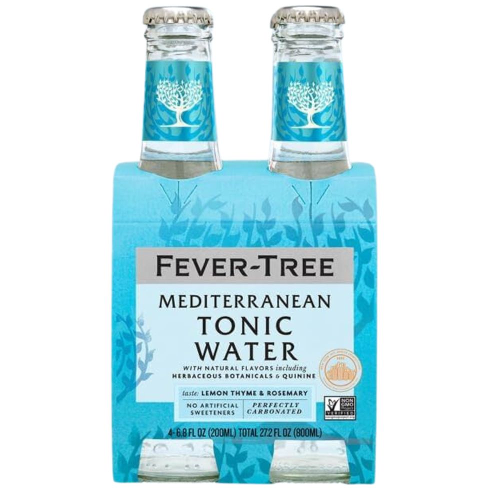 Fever Tree Mediterranean Tonic Water 4pk Bottles