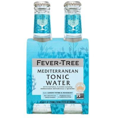 Fever Tree Mediterranean Tonic Water 4pk Bottles