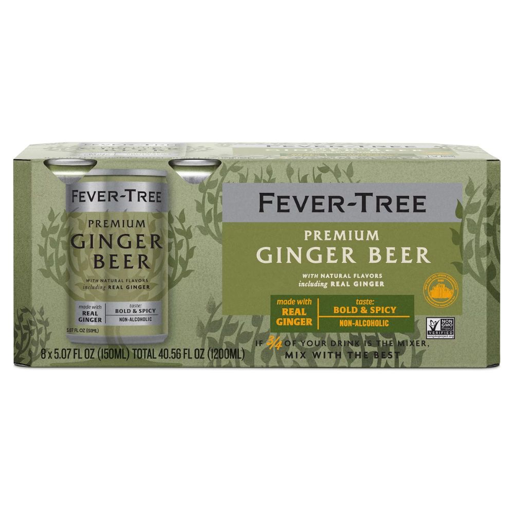 Fever Tree Premium Ginger Beer 8pk Cans