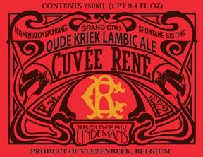 Lindeman&#39;s Cuvee Rene Oude Kriek Lambic 375ml