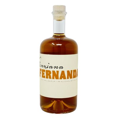 Letterpress Genziana Fernanda Liqueur
