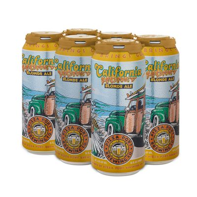 Pizza Port California Honey Blonde 6pk Can