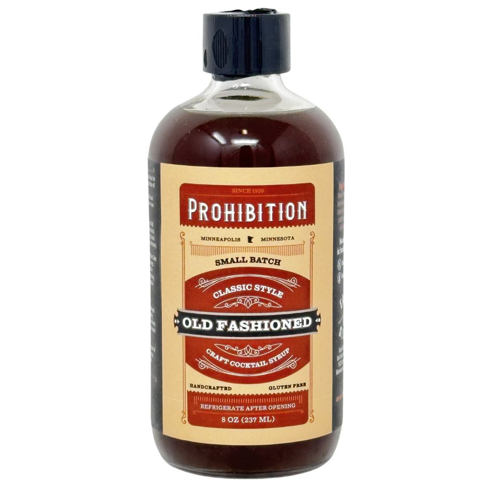 [8oz] Prohibition Classic-Style Old Fashioned Syrup