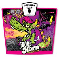 Drekker Igor&#39;s Horn Black IPA 4pk Can