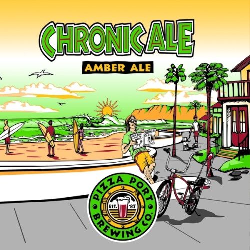 Pizza Port Chronic Amber Ale 6pk Can