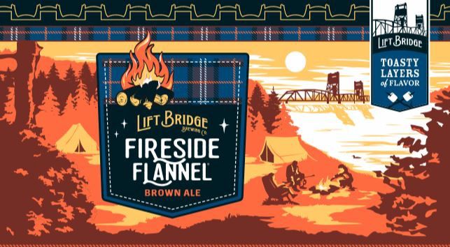 Lift Bridge Fireside Flannel Brown Ale 6pk Can