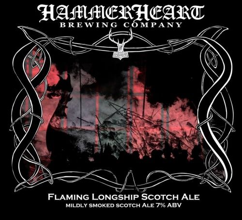 HammerHeart Flaming Longship Scotch Ale 4pk Can