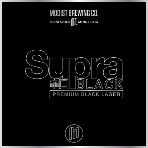 Modist Supra Black Lager 4pk Can