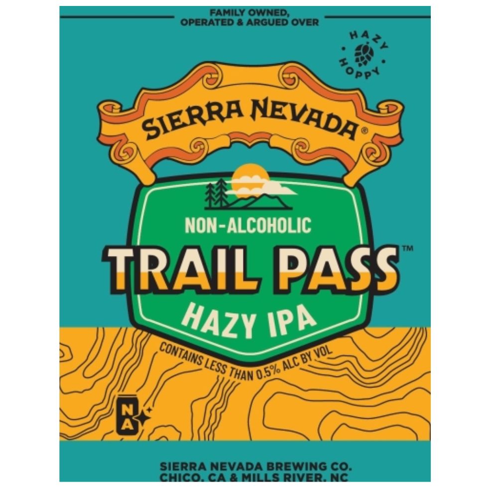 Sierra Nevada Non-Alcoholic Trail Pass Hazy IPA 6pk Can