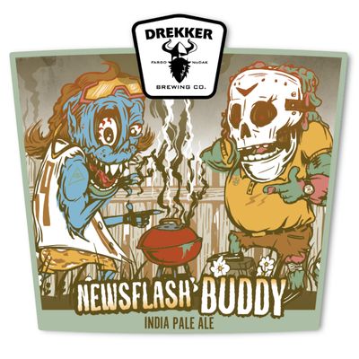 Drekker Newsflash Buddy IPA 4pk Can