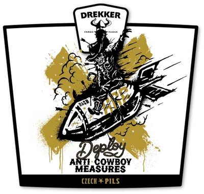 Drekker Deploy Anti Cowboy Measures Czech Pils 4pk Can