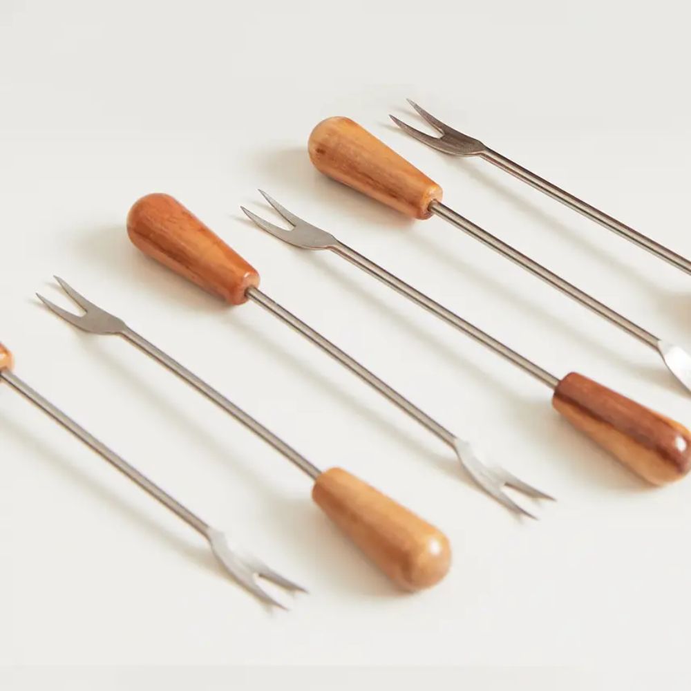 Olivewood Cocktail Fork