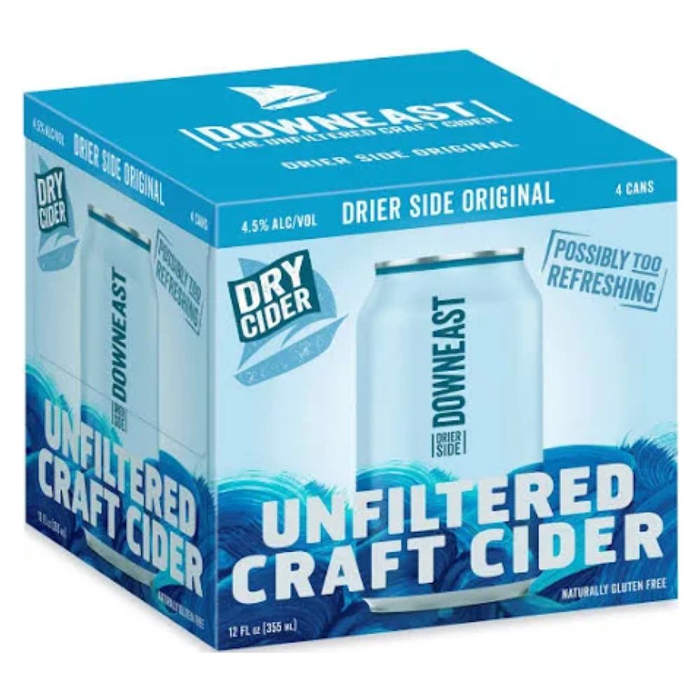 Downeast Drier Side Original Cider 4pk Can
