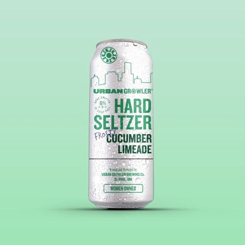 Urban Growler Frosty Cucumber Lime Seltzer 4pk Can