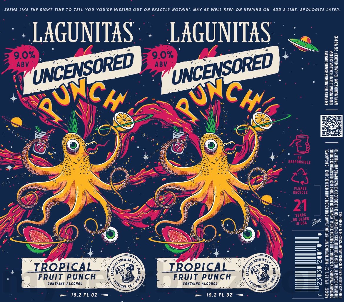 Lagunitas Uncensored Tropical Fruit Punch 19.2oz Can