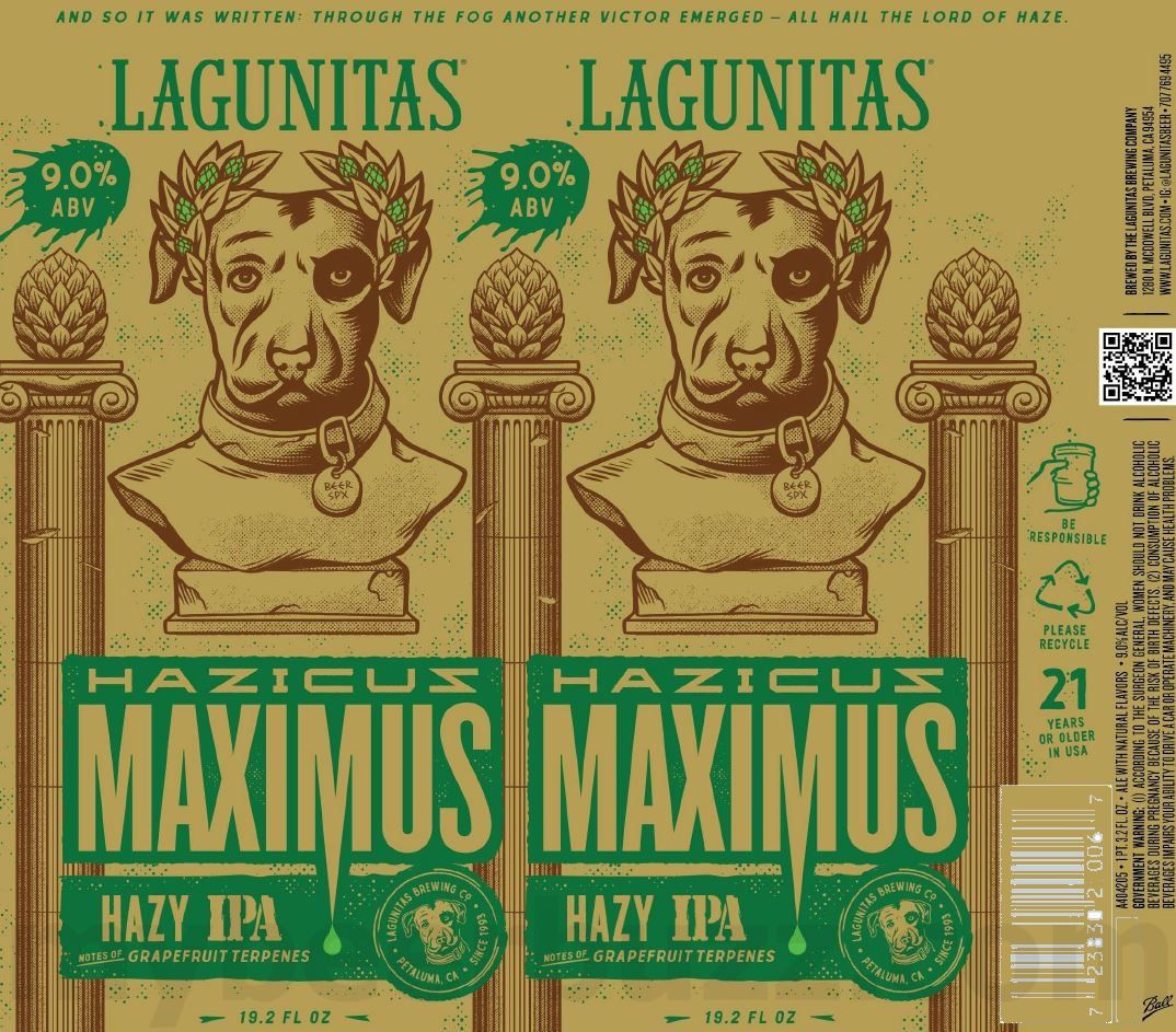 Lagunitas Hazicus Maximus Imperial IPA 19.2oz Can