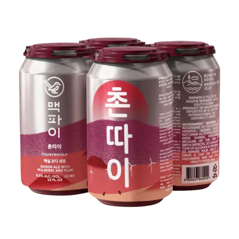 Magpie Countryfolk Mulberry Plum Saison 4pk Can