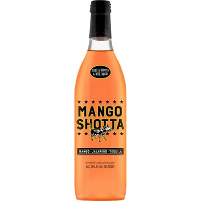 Mango Shotta Spicy Mango &amp; Jalapeño Flavored Tequila