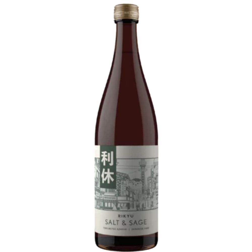 [720ML] Rikyu Salt &amp; Sage Tokubetsu Junmai