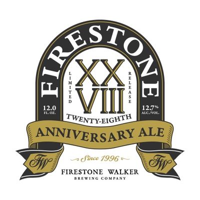Firestone Walker 2024 28th Anniversary Ale 12oz Bottle
